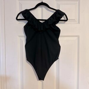 DEX - Black Frill Bodysuit